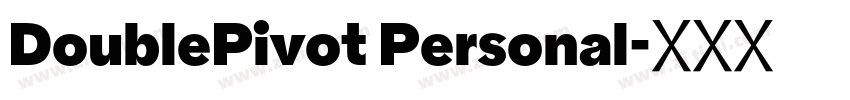 DoublePivot Personal字体转换